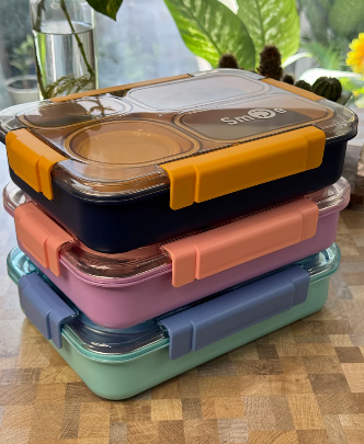 Four Portion Bento Lunch Box (Leak-resistant)